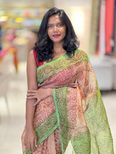 Block Printed Supernet Kota Saree | SF1322
