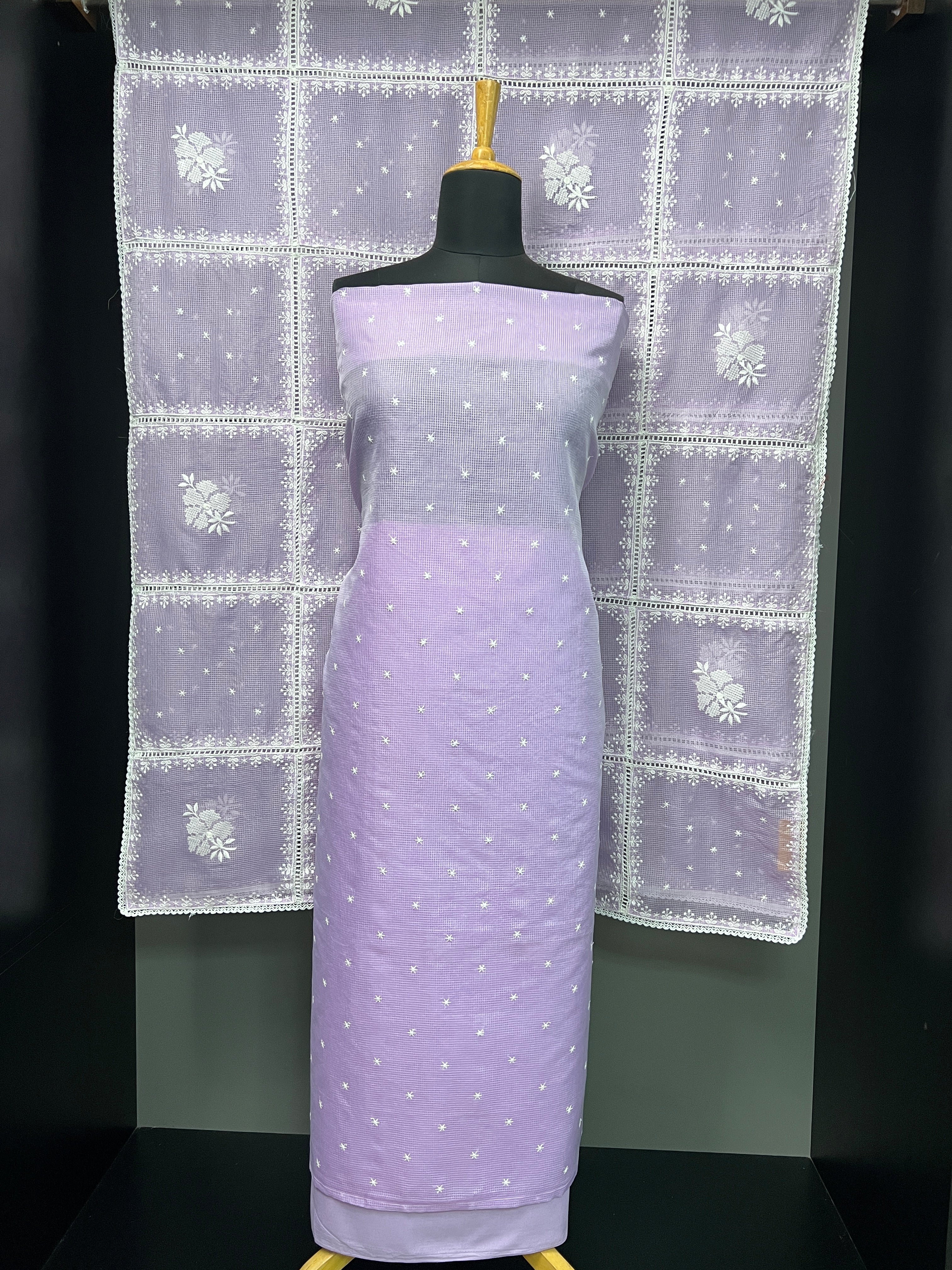 Embroidery Detailed Kota Salwar Set | SP429