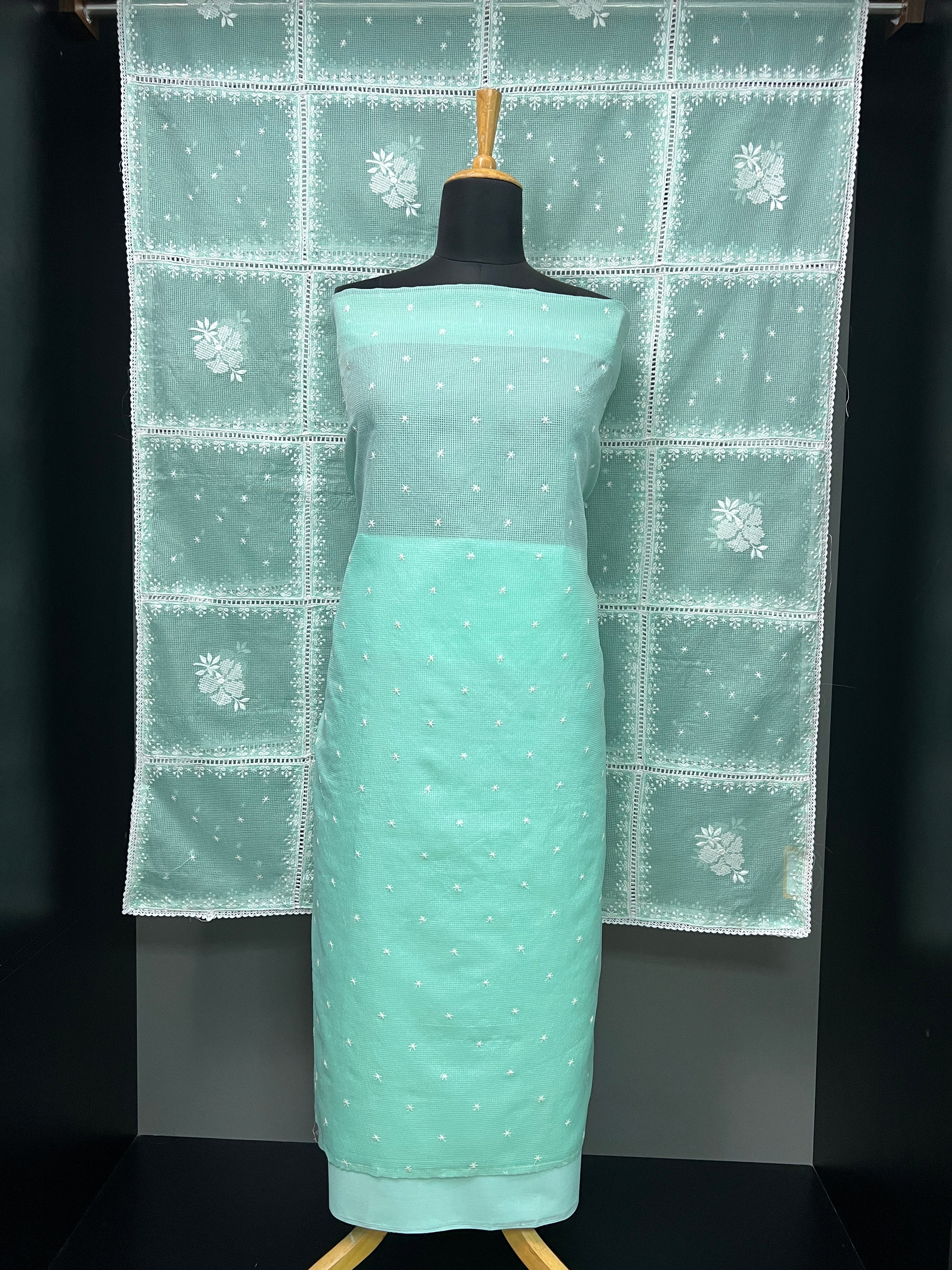 Embroidery Detailed Kota Salwar Set | SP430