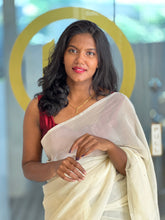 Mirror Work Detailed Organza Saree | SF1264