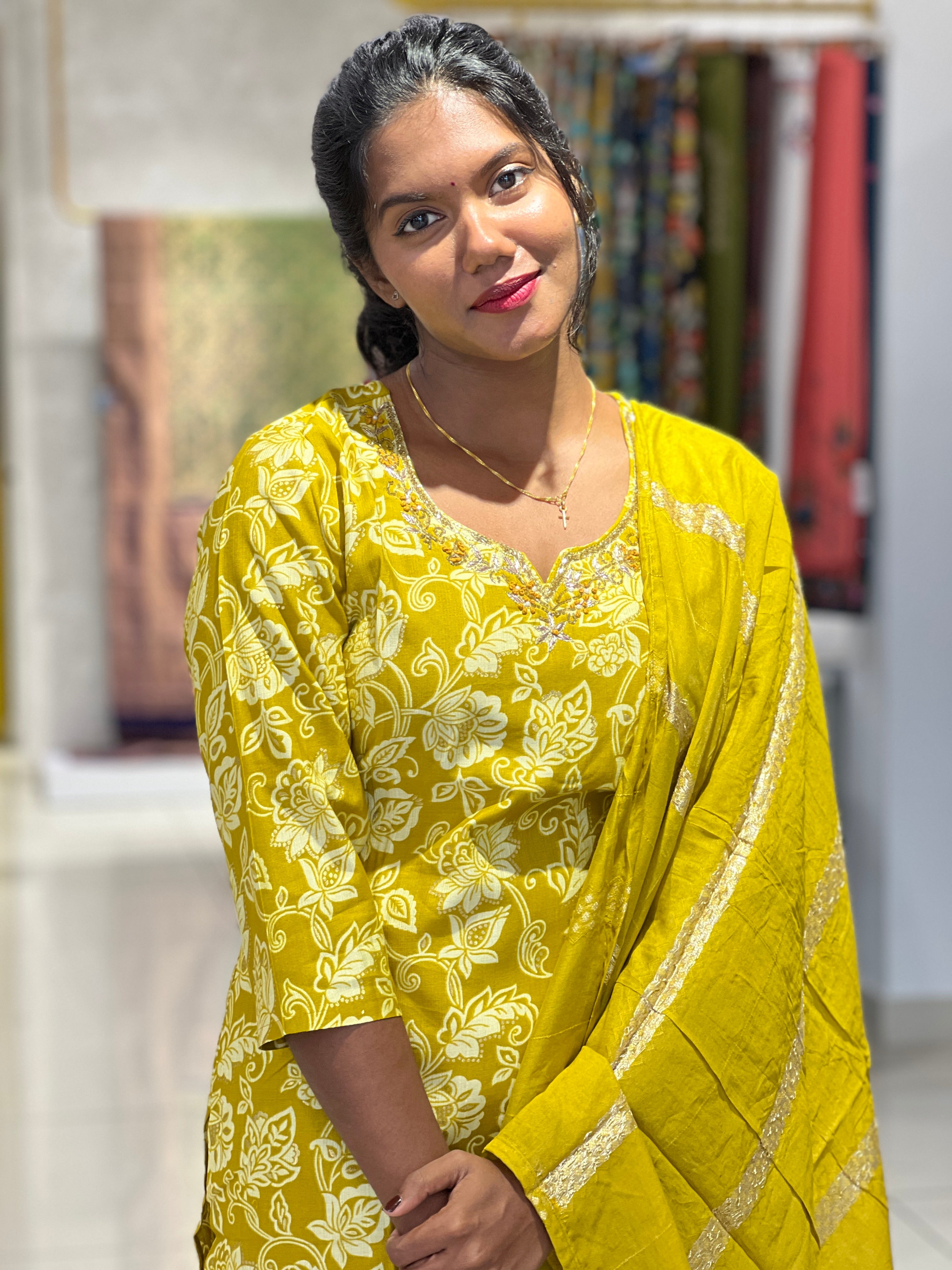 Digital Printed Rayon Kurta Set | PIR150