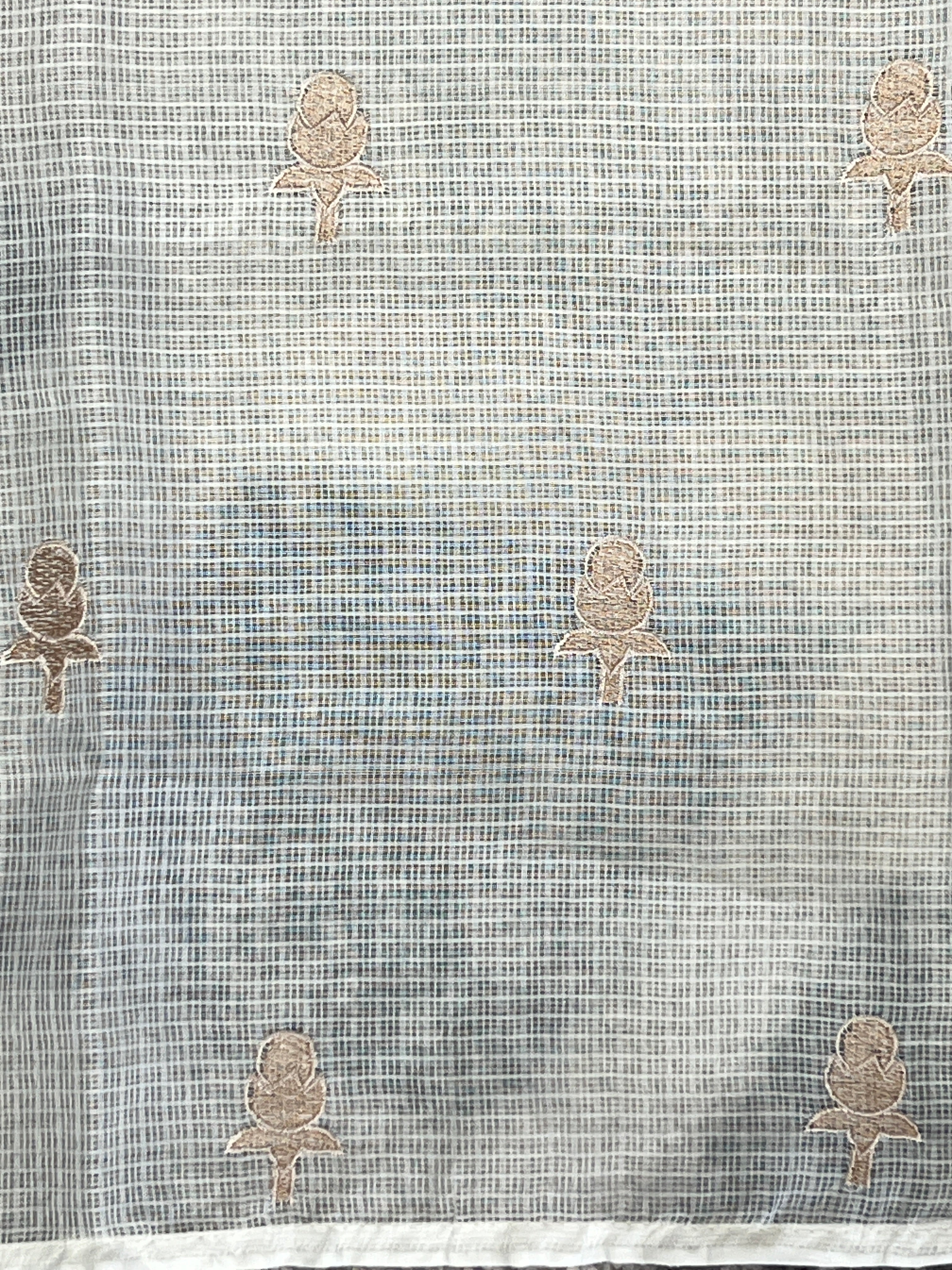 Floral Machine Embroidery Detailed Kota Saree | BLD1794