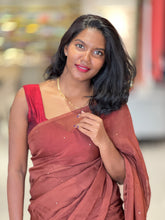 Mirror Work Detailed Organza Saree | SF1270
