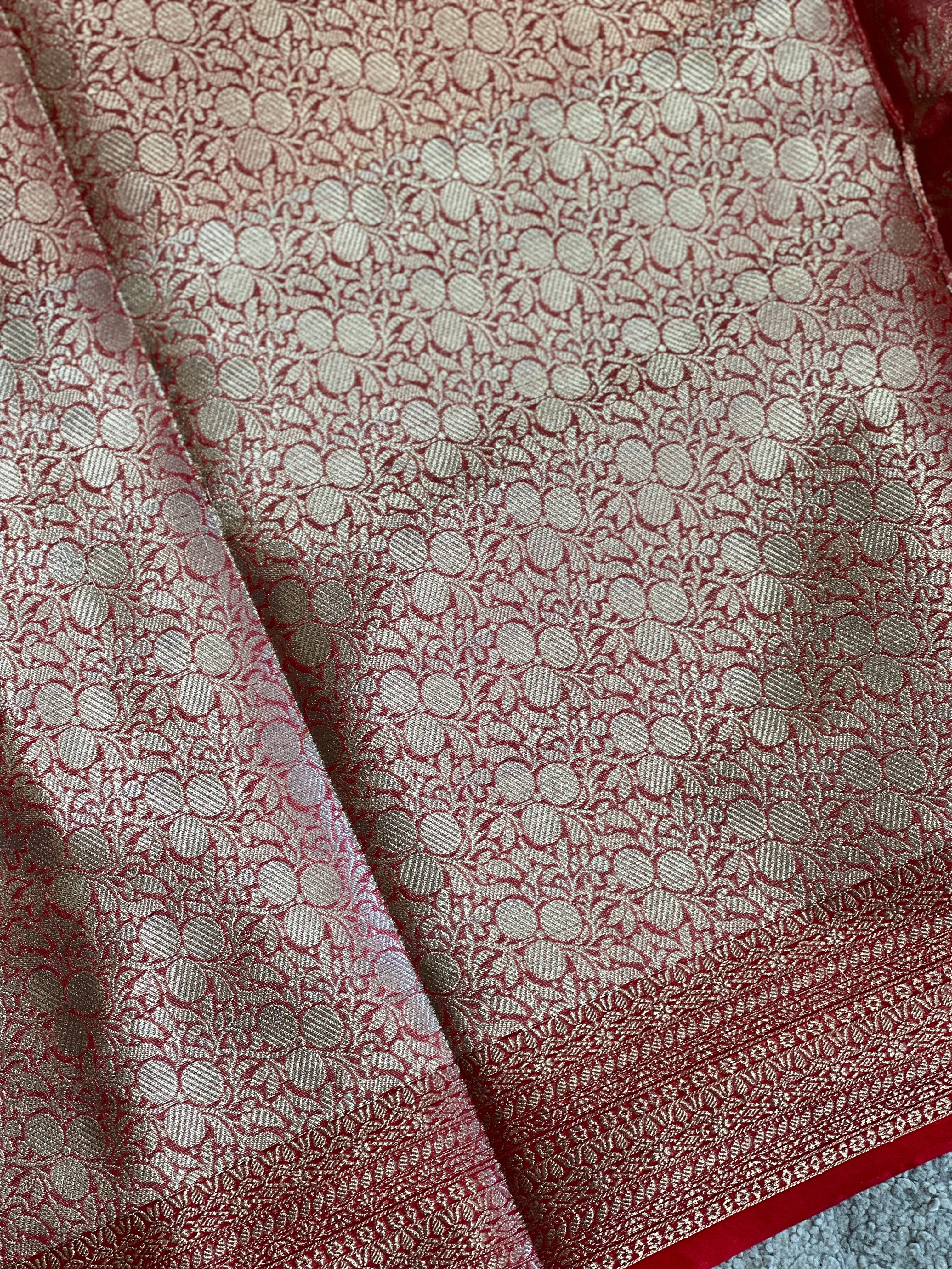 Brocade Pattern Tissue Banarasi Saree | NN324
