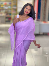 Mirror Work Detailed Organza Saree | SF1265