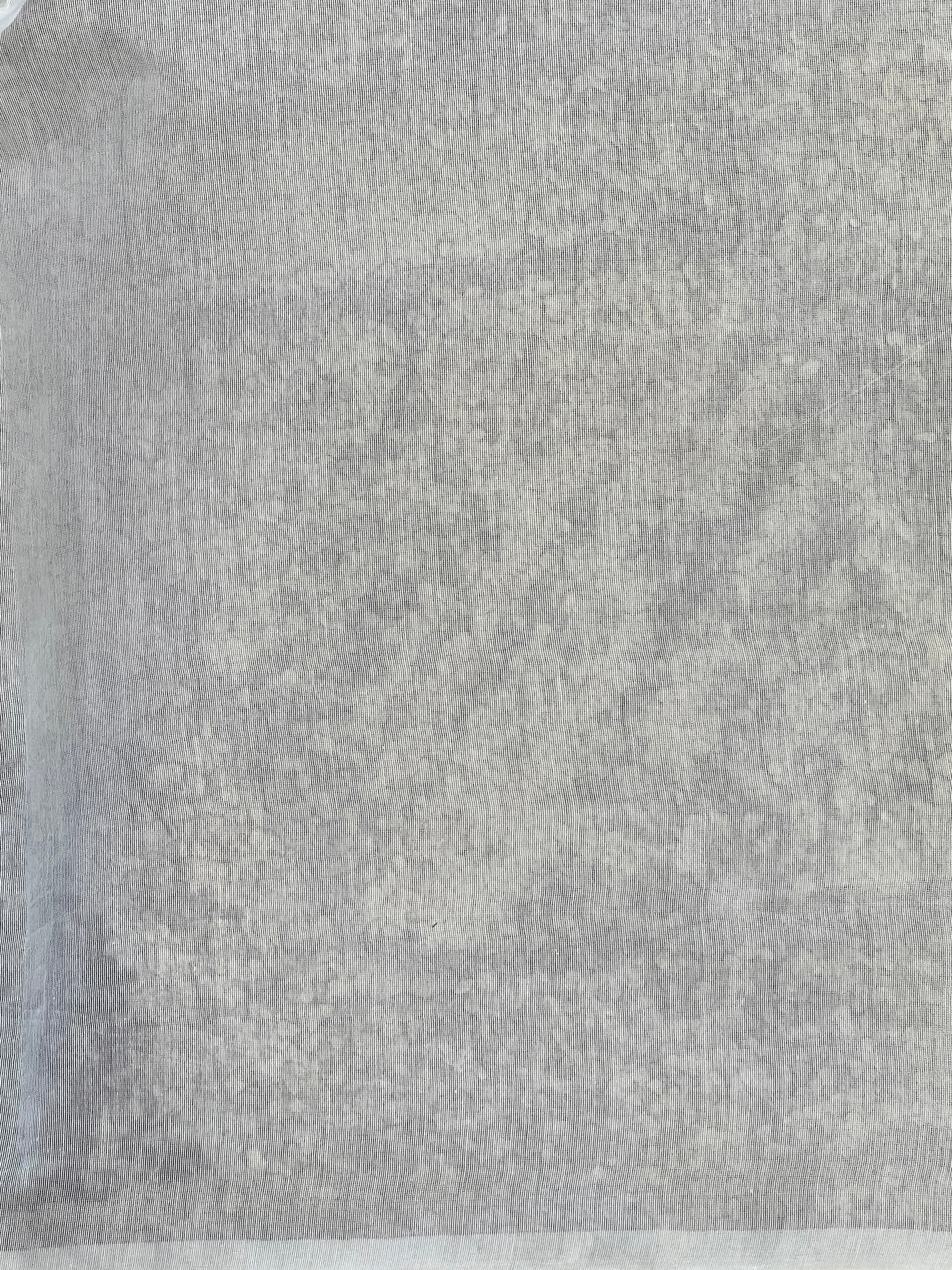 Floral Cross Stitch and Machine Embroidery Supernet Kota Saree | YNG919