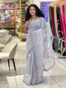 Fully Embroidery Detailed Supernet Kota Saree | VNC151