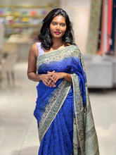 Block Printed Uppada Silk Saree | SF1301