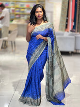 Block Printed Uppada Silk Saree | SF1301