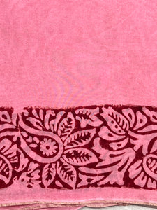 Block Printed Uppada Silk Saree | SF1298
