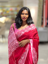 Block Printed Uppada Silk Saree | SF1298