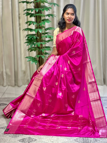 Zari Weaving Banarasi Mashru Silk Saree | NN307
