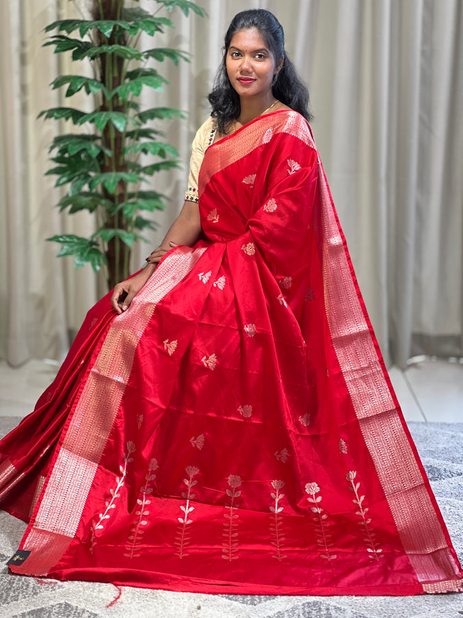Zari Weaving Banarasi Mashru Silk Saree | NN308