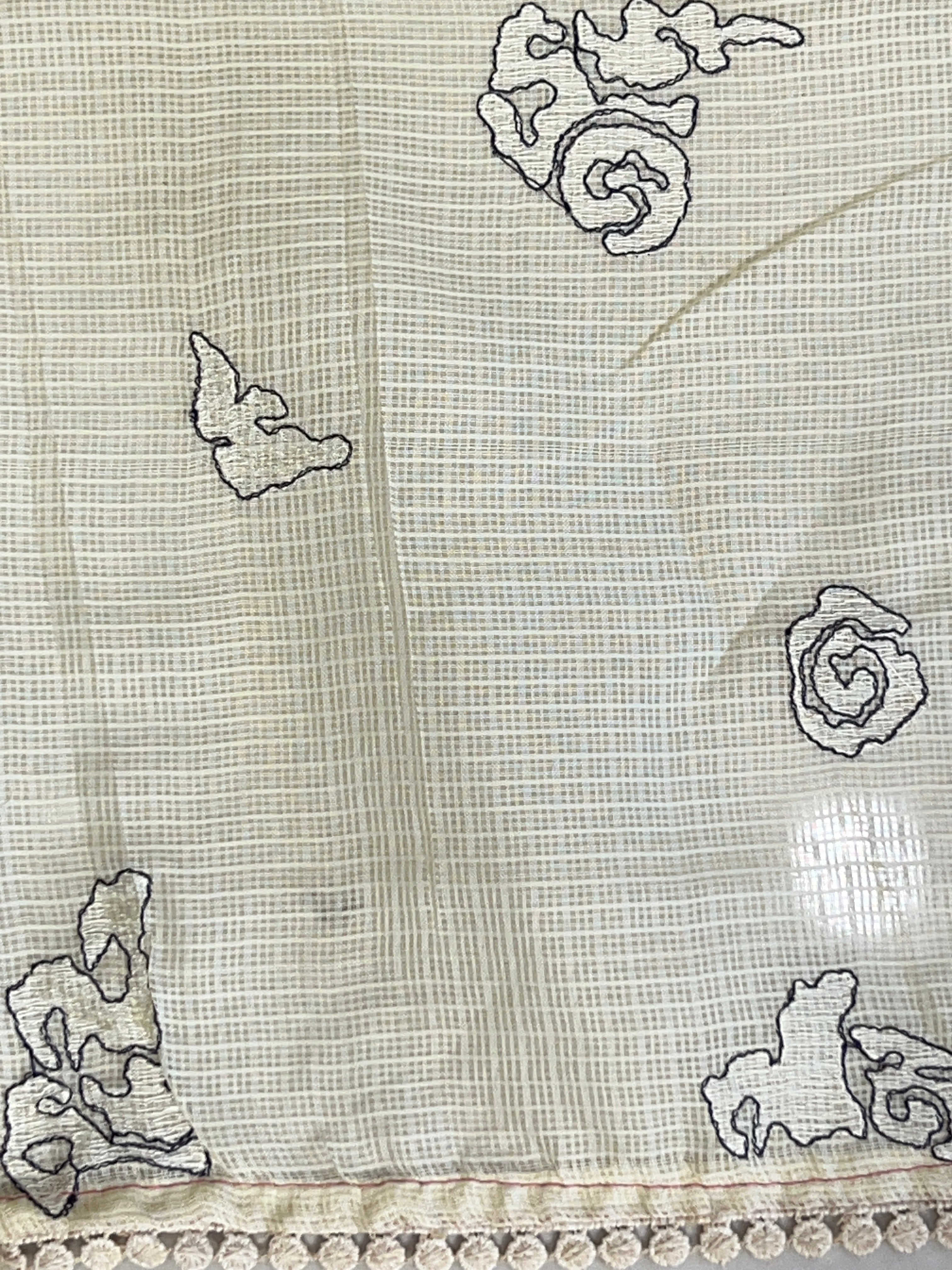 Embroidery Detailed Kota Saree | BLD2102