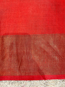 Screen Printed Tussar Saree | NLM170