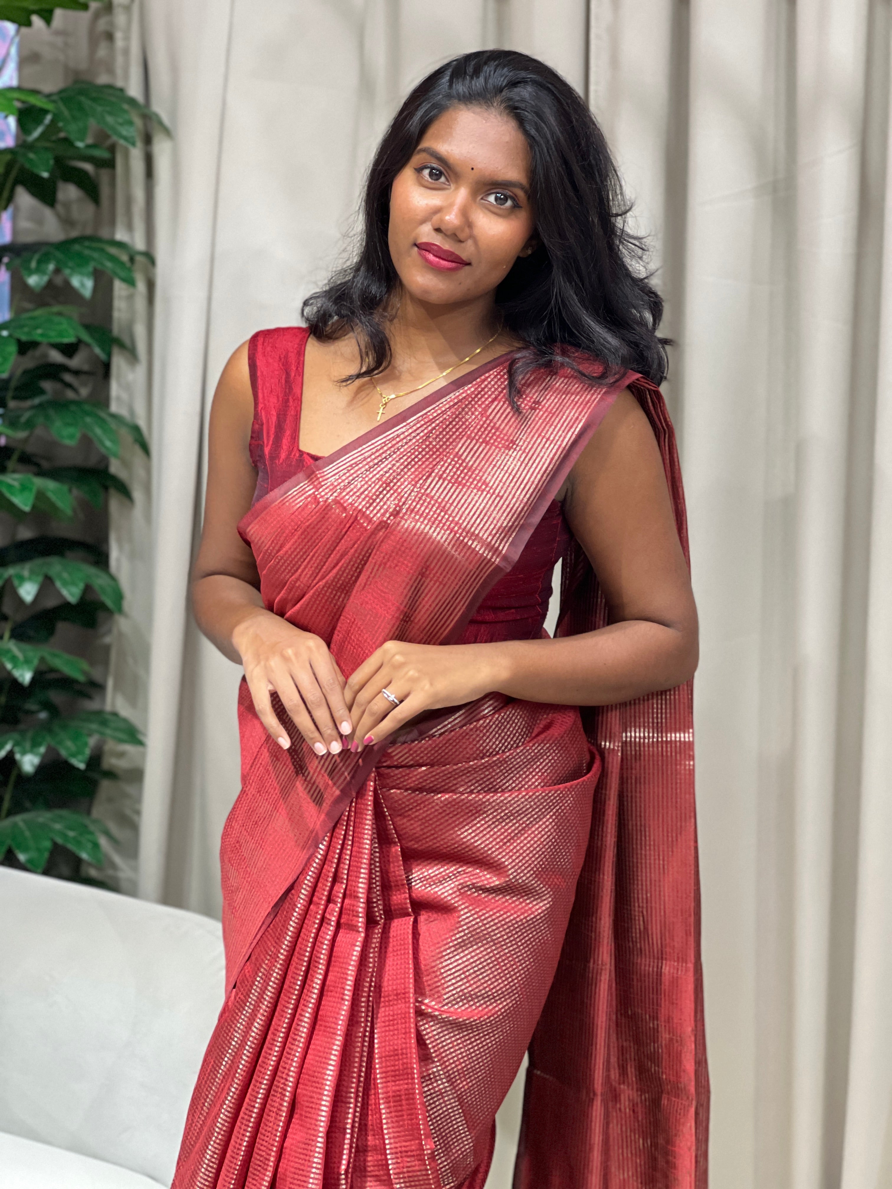 Tissue Woven Cotton Silk Saree | YNG1026