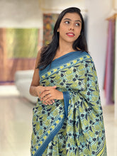 Screen Printed Cotton Saree  | VFC481