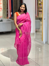Mirror & Crochet Lace Detailed Kota Saree | SF1346