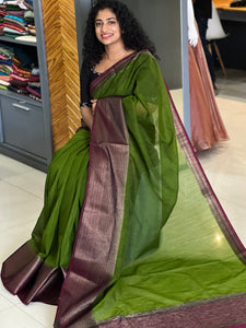 Banarasi Weaved Semi Geecha Saree | YNG291