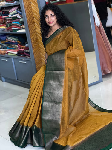 Banarasi Weaved Semi Geecha Saree | YNG291