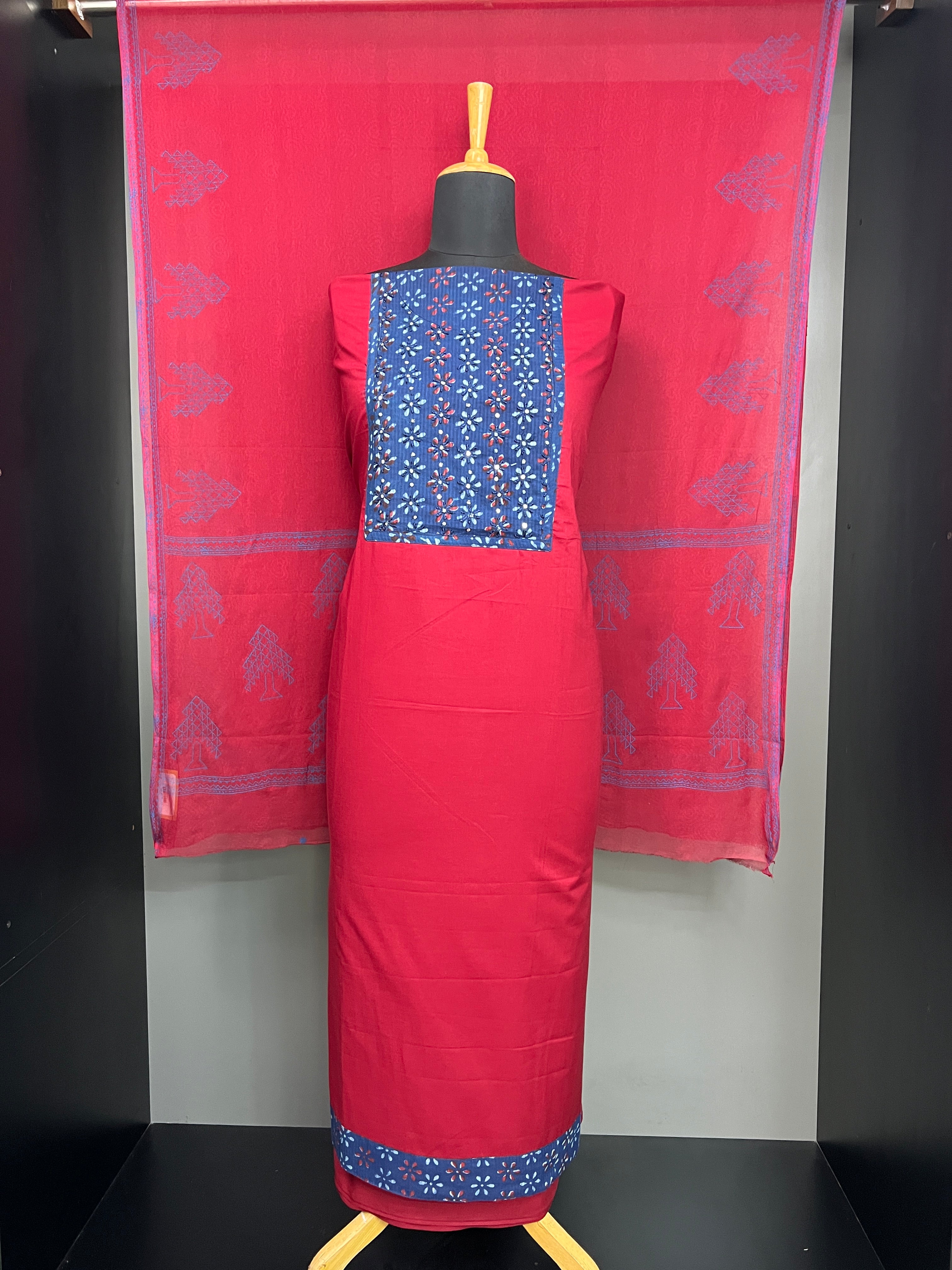 Floral Printed Cotton Salwar Set | JSC527