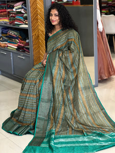 Printed Soft Chanderi Finish Saree | SMC104