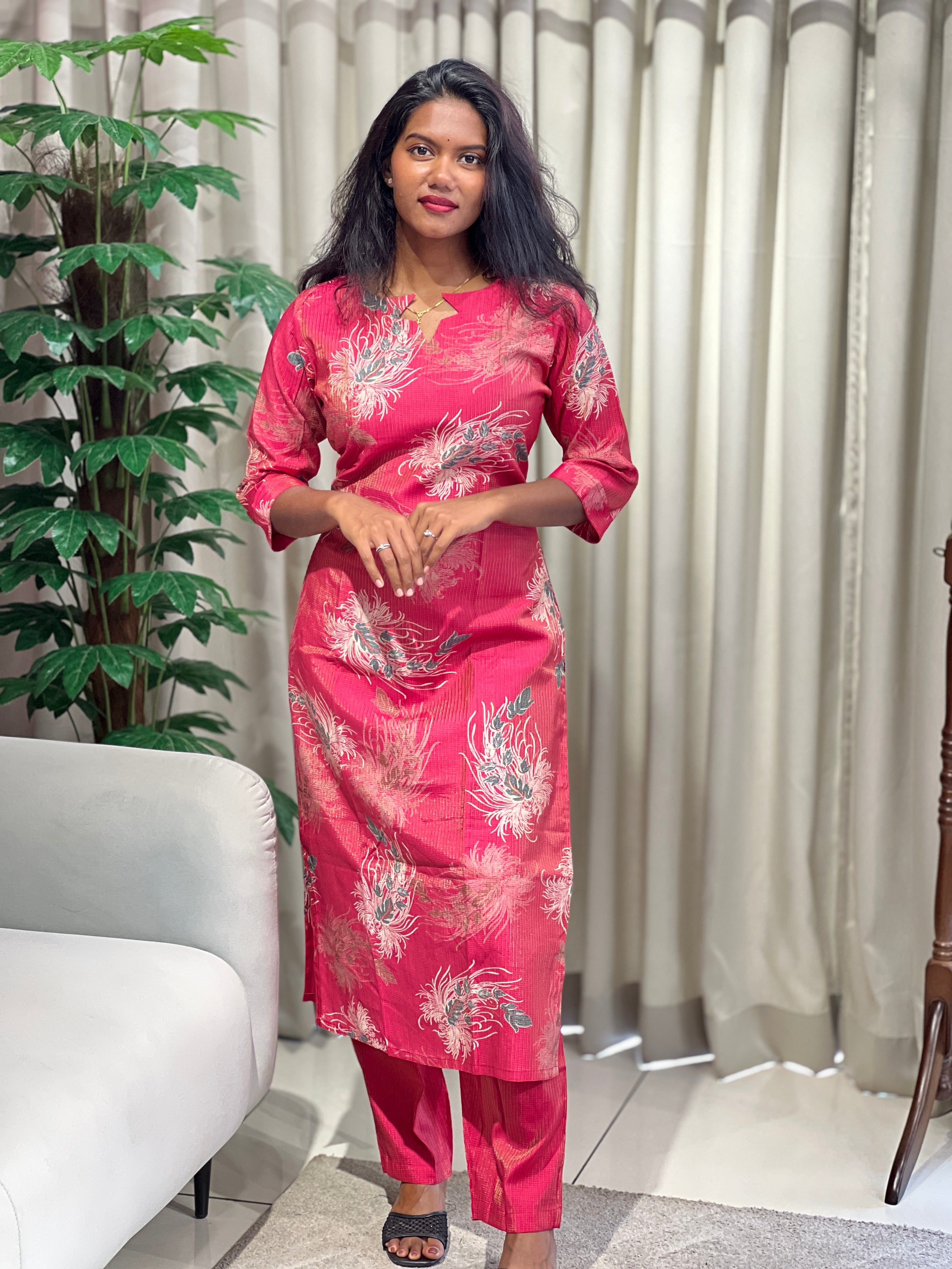 Printed Rayon Kurta Set | MSN136