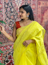 Mirror & Crochet Lace Detailed Kota Saree | SF1348