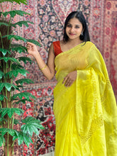 Mirror & Crochet Lace Detailed Kota Saree | SF1348