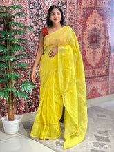 Mirror & Crochet Lace Detailed Kota Saree | SF1348