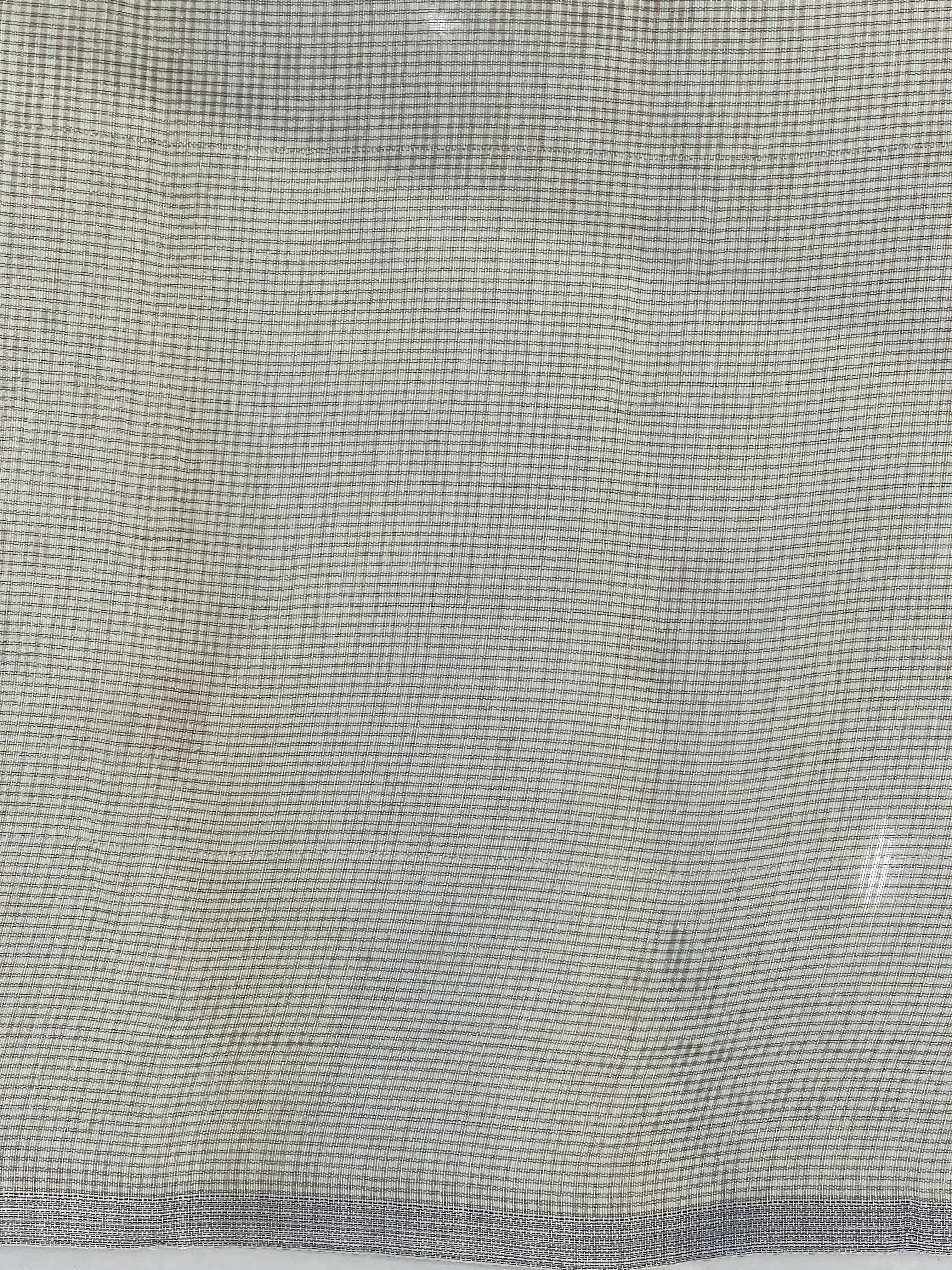 Paisley Embroidered Tissue Woven Check Kota Saree | YNG866