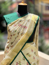 Digital Printed Kerala Cotton Dhavani Set Unstitched | KL318