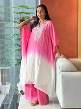 Embroidery Highlighted Kaftan Set | SJL158