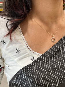 Floral Printed Cotton Blouse | IT137