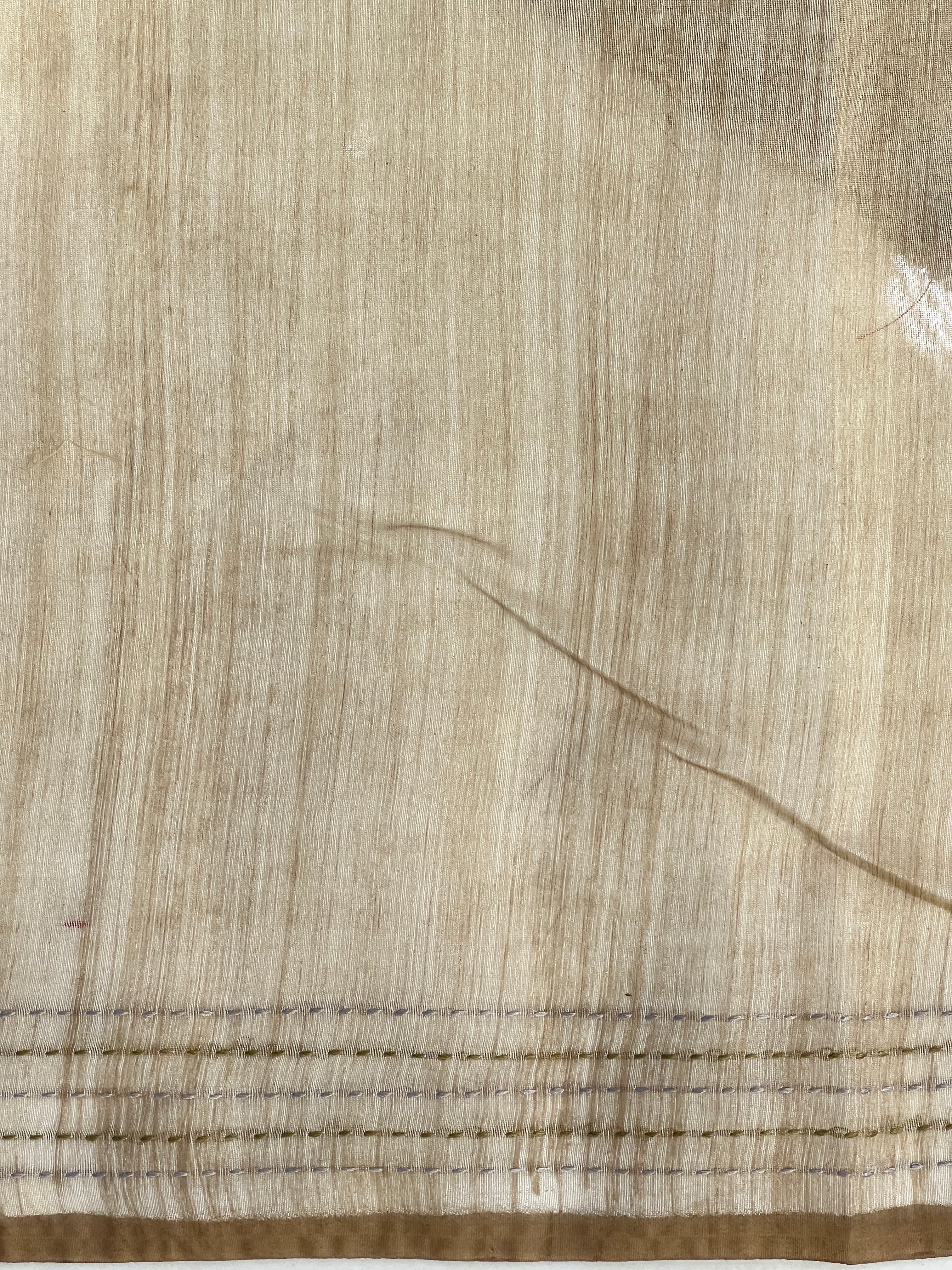 Machine Kantha & Kalamkari Detailed Supernet Kota Saree | YNG920