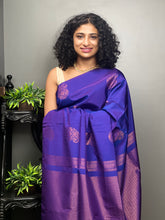 Semi Silk Saree With Paisley Motifs | KRK298