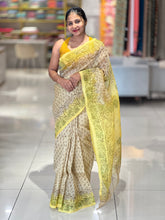 Hand Block Printed Supernet Kota Saree | SF1317
