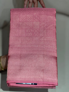 Light Golden Zari Woven Kanchipuram Saree | SME167