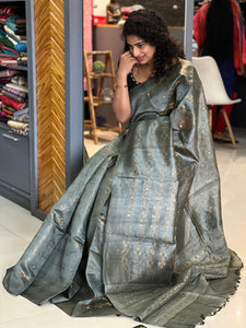 Antique Zari Woven Tussar Saree | PD887