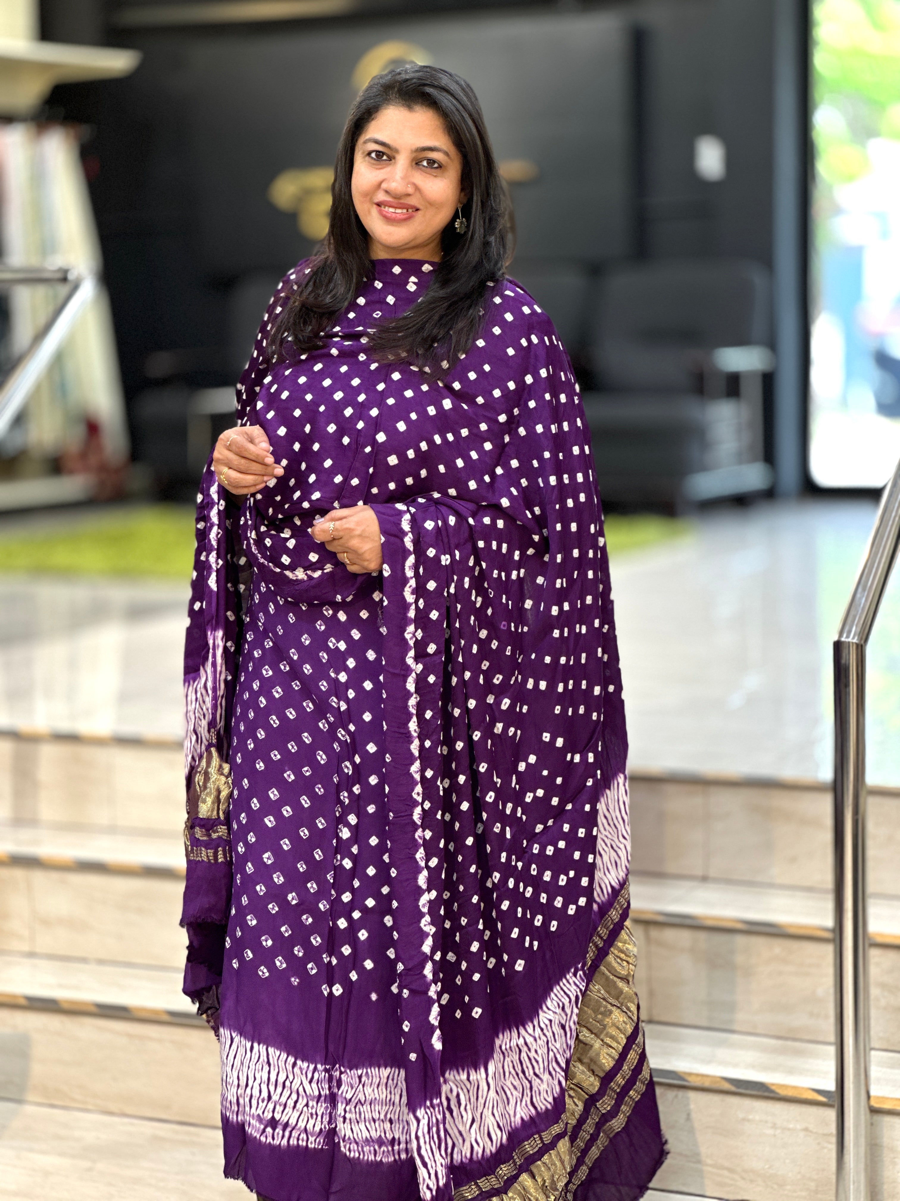 Bandhani Pattern Tie & Dye Semi Modal Salwar Set | SAC192