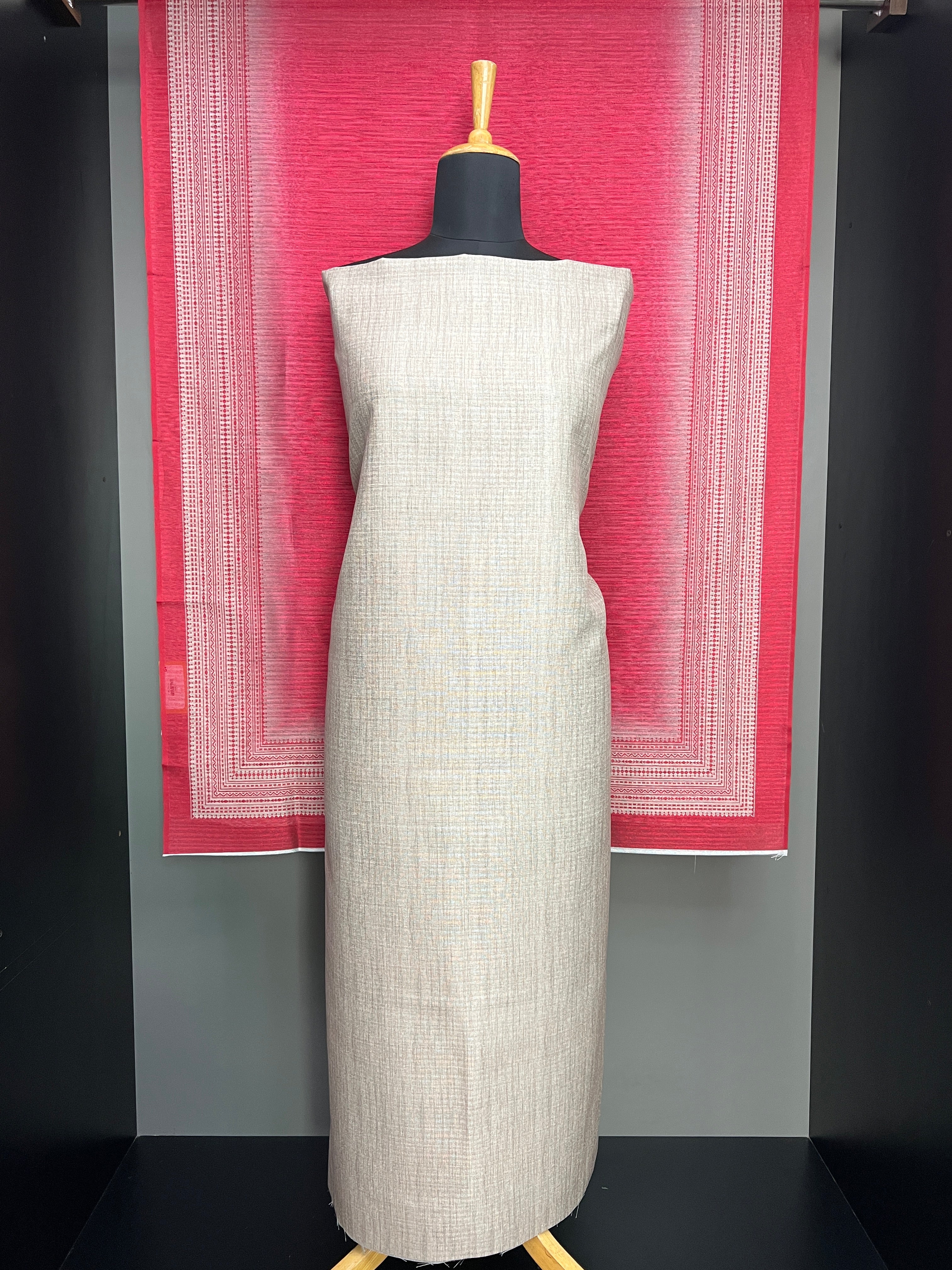 Solid Semi Tussar Salwar Set | SSN474