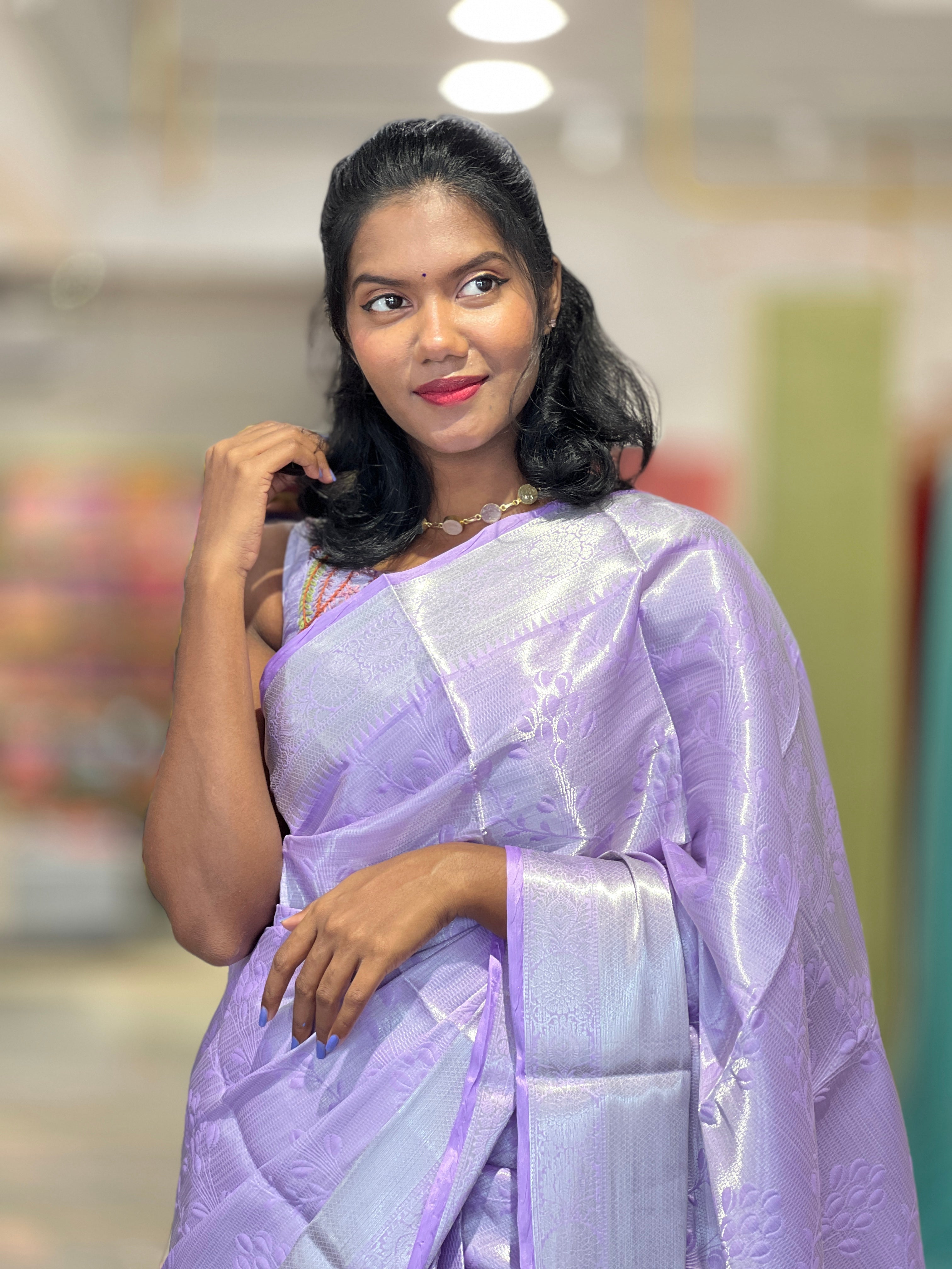Banarasi Weaved Semi Silk Saree | NN245
