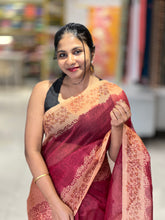 Hand Block Printed Supernet Kota Saree | SF1326