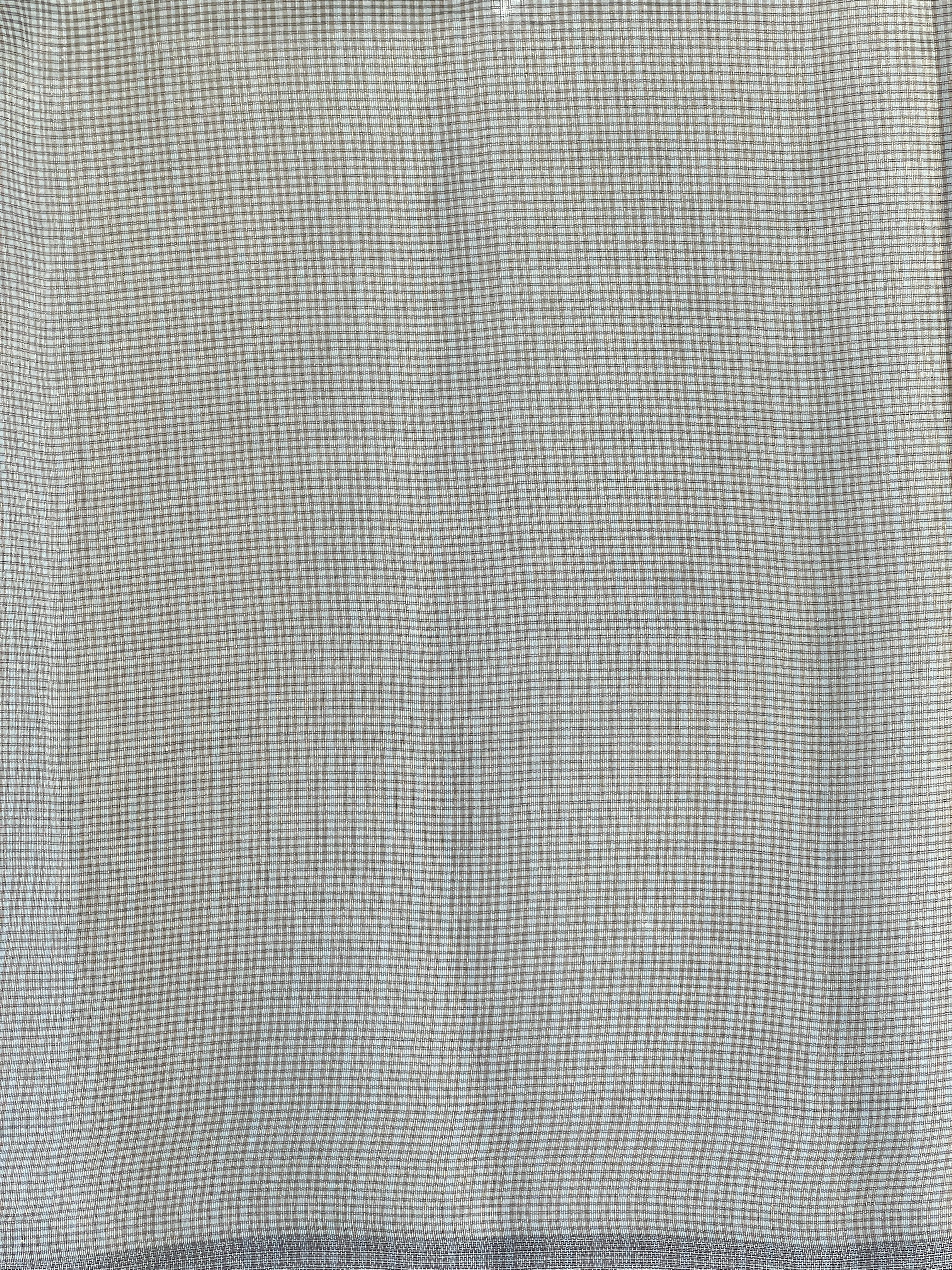 Paisley Embroidered Tissue Woven Check Kota Saree | YNG864