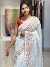 Point Embroidery Silky Kota Saree | BLD1308