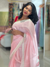 Floral Digital Print With Pitta Highlighted Silky Kota Saree | BLD1351