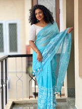 Floral Embroidery Silky Kota Saree | NHH227