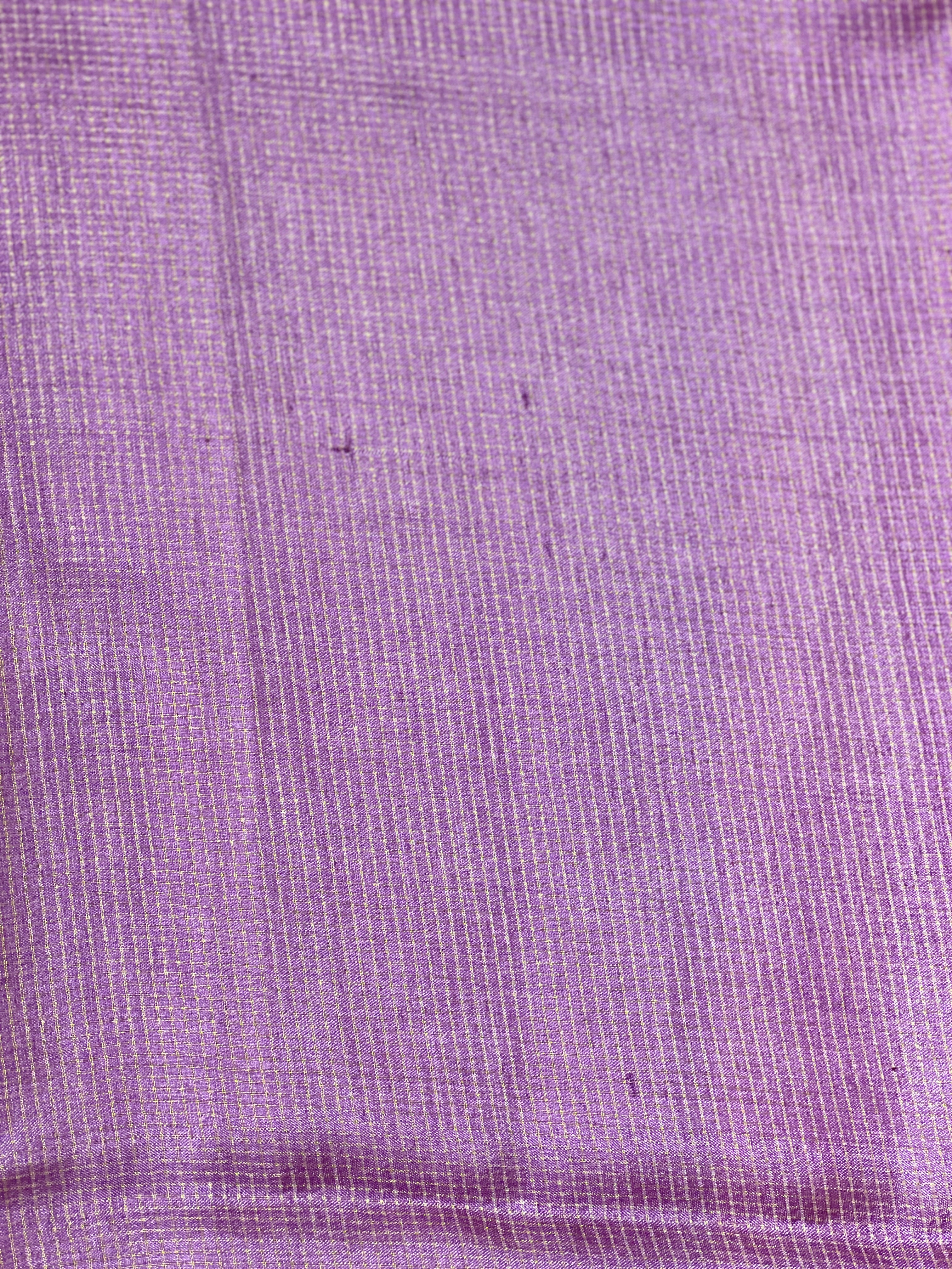 Tissue Check Pattern Tussar Saree | YNG1596