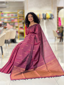 Thread Weaving Soft Silk Saree | TT150