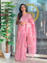 Floral Machine Embroidery Detailed Kota Saree | BLD1326